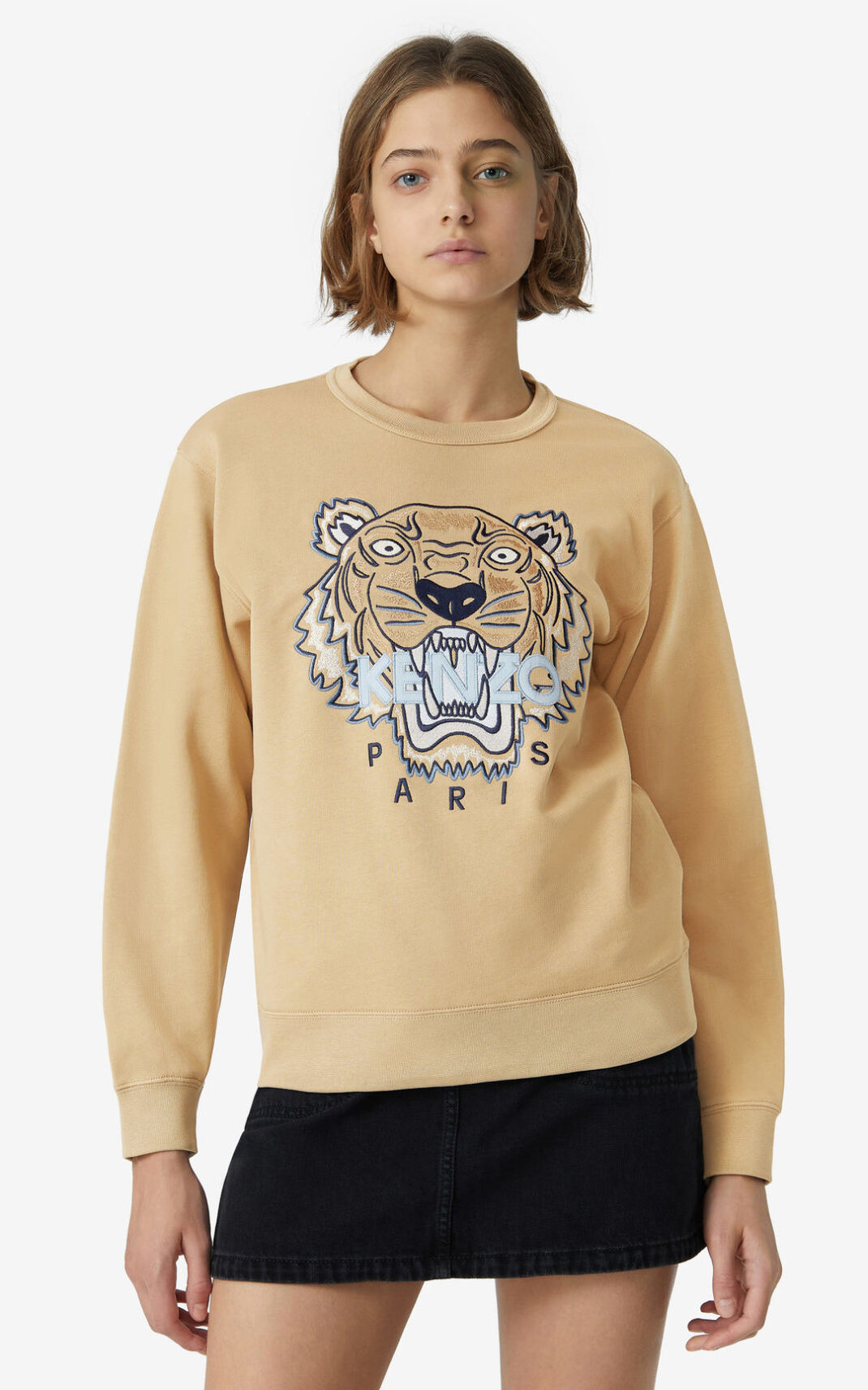 Sudadera Kenzo Tiger Mujer Beige - SKU.2539725